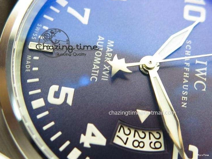 MIROTIME 0410 Mark XVII Le Petit Prince MK Maker 1:1 Best Edition SS Blue Dial A2892 On Brown Leather Strap GoodFit 7379